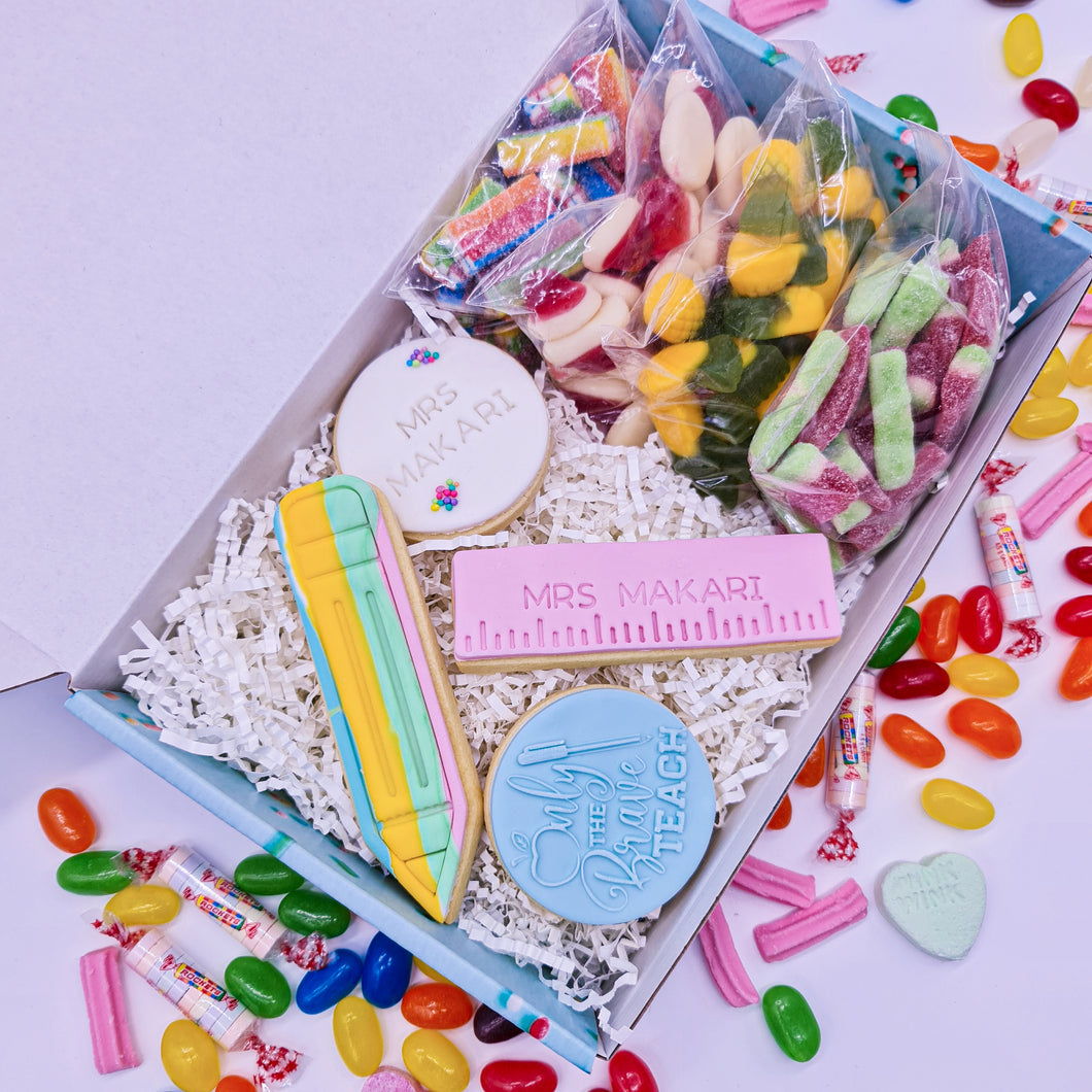 Teacher appreciation cookie & lolly box