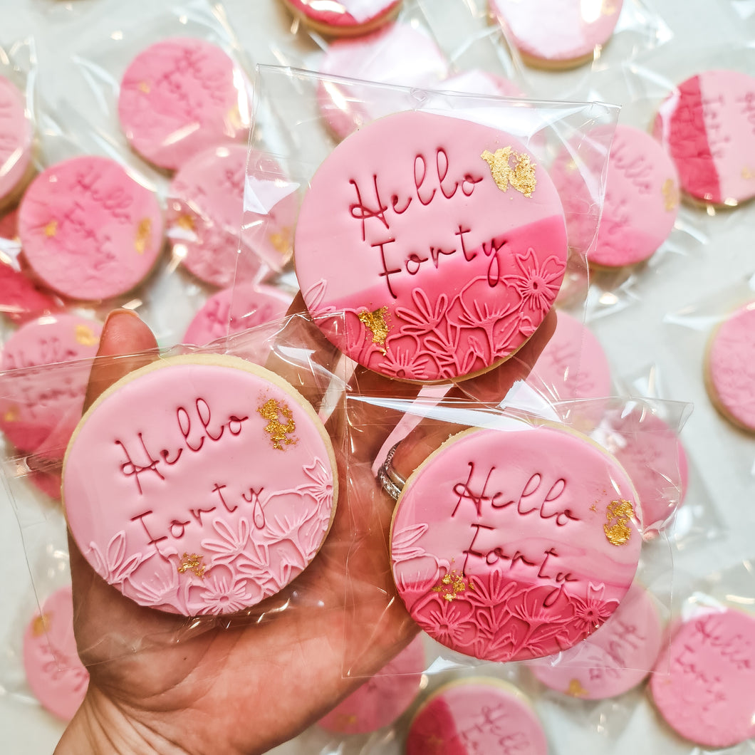 Design your own circle cookies